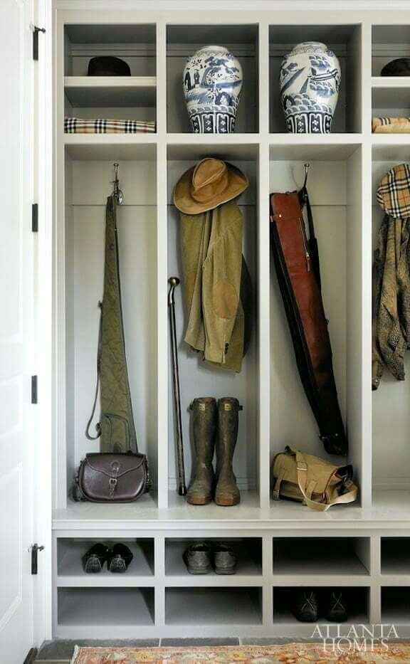 mudroom with shoe shelves, hooks, and cubbies