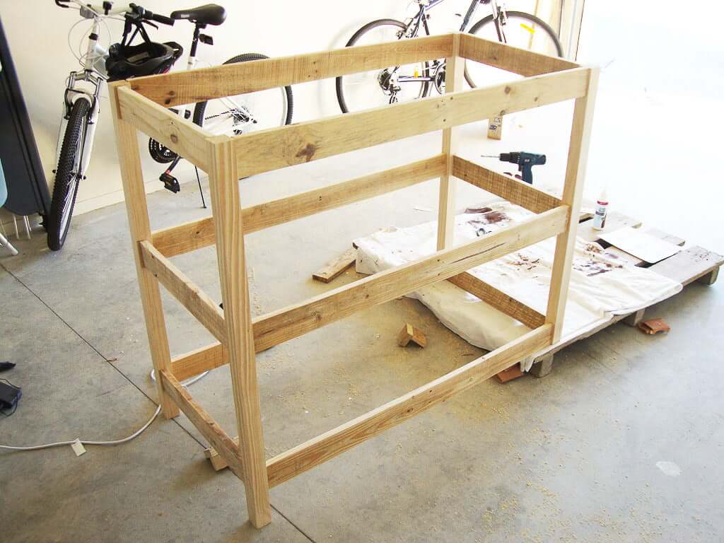 kitchen cart frame