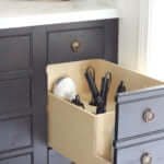 Dark-Wood-Vanity-Hair-Dryer-Drawer