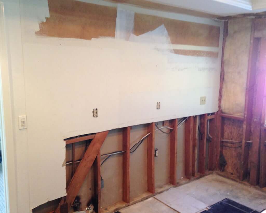 kitchen wall to be removed