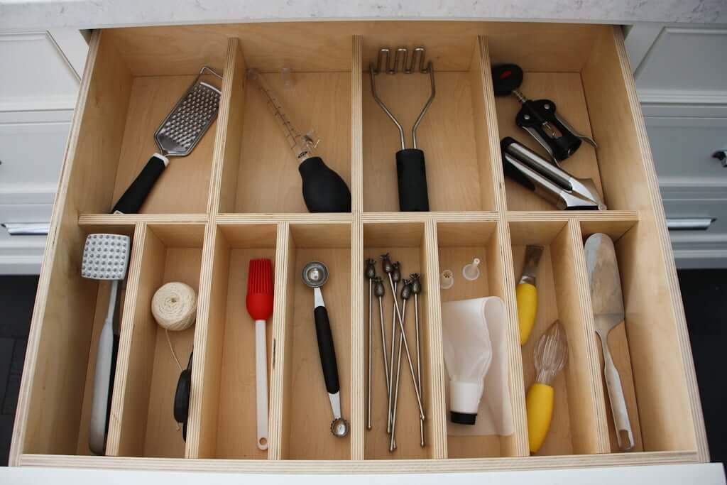 Pull Out Spice Rack Cabinet Drawer - The Brain & The Brawn