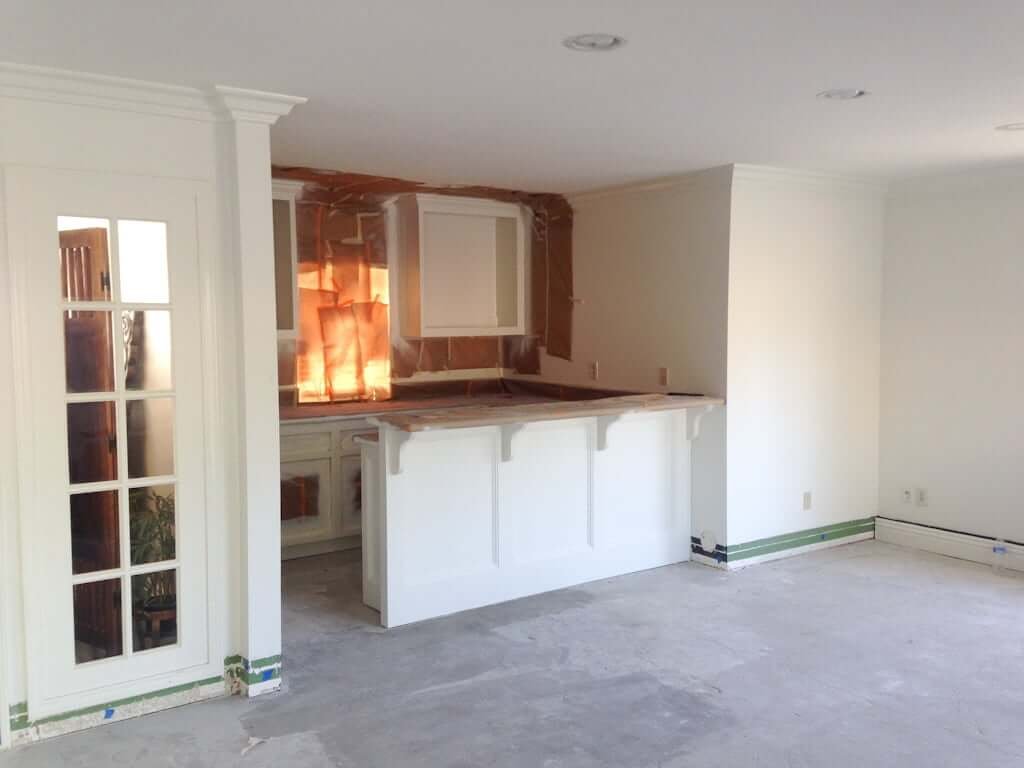 wood bar cabinets painted white