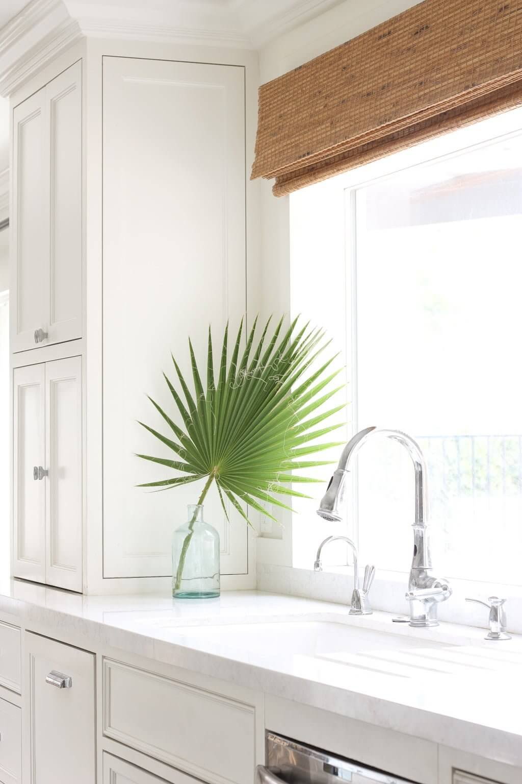 Kitchen Countertop with Built in Dish Drainer Board - Transitional