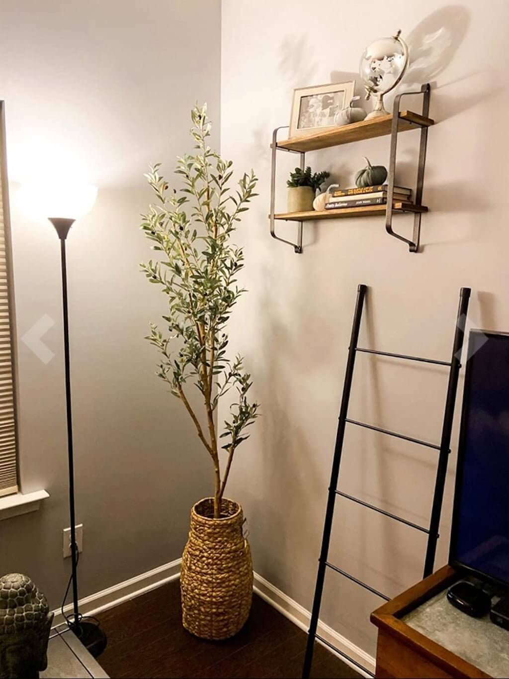 82” Artificial Olive Tree