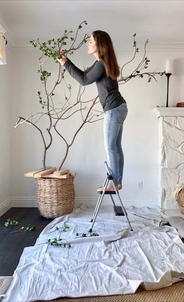 How to Make a Fake Tree: 3 Faux-Real Simple Steps to a DIY Artificial Tree!