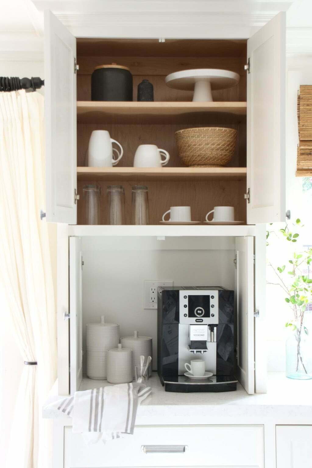 Coffee Bar Countertop Organizer and Coffee Station, Kitchen