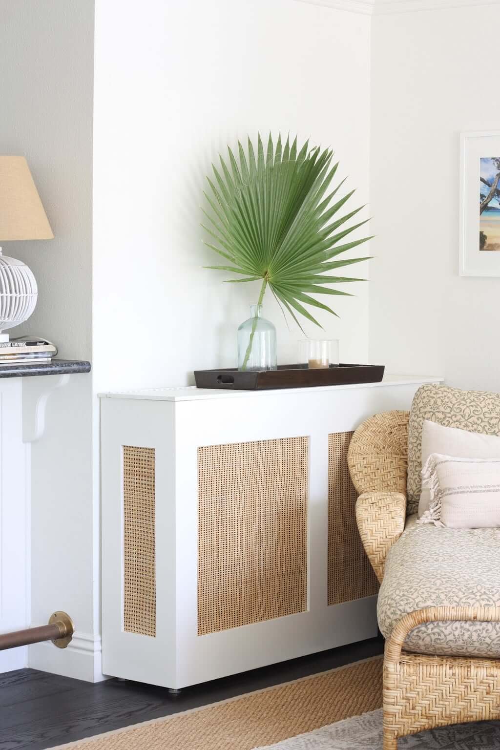 How to hide the back of a TV - TV Room Divider - The DIY Dreamer