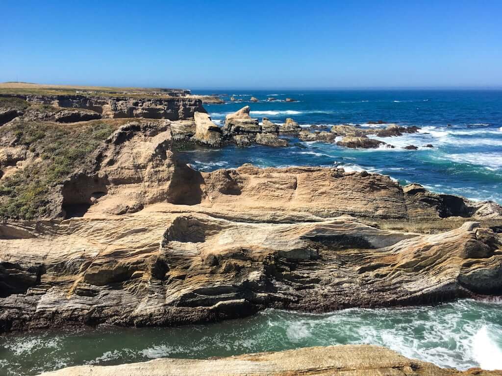 Coastal walk at Montana de Oro State Park, California