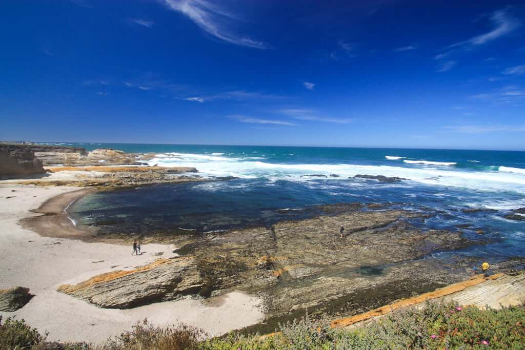 view of Montana de Oro State Park tide pools