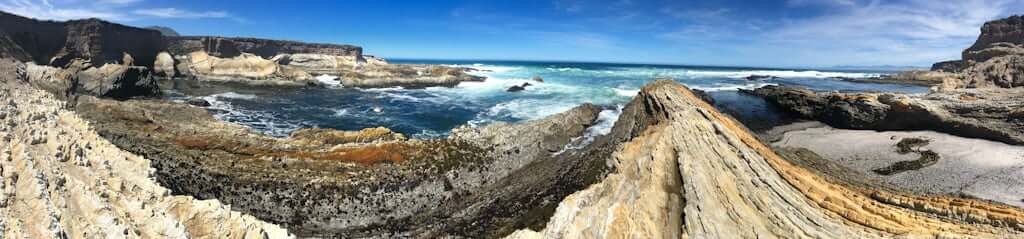 Rocks and ocean on California coast