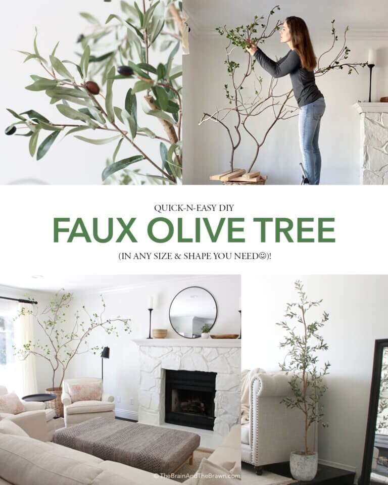 How to Make a Fake Tree: 3 Faux-Real Simple Steps to a DIY Artificial Tree!