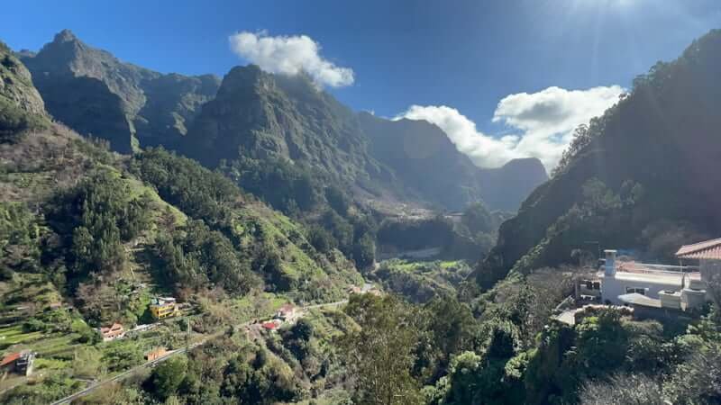 mountains and valley of the Nuns in Madeira, Portugal