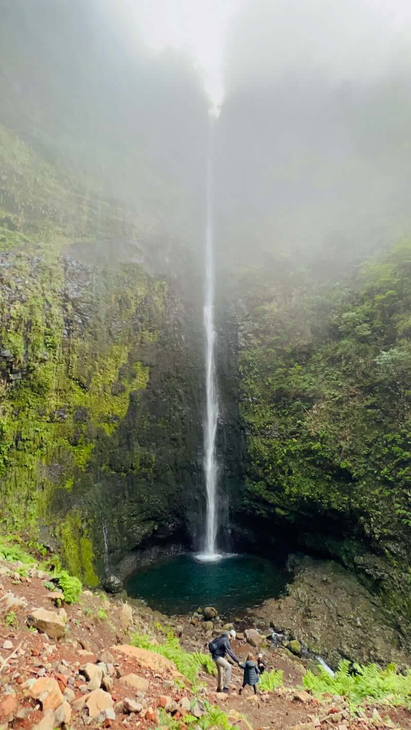 waterfall in Madeira, Portugal