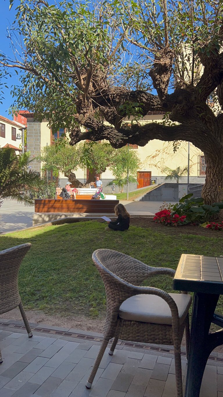 plaza on Tenerife, Canary Islands, Spain