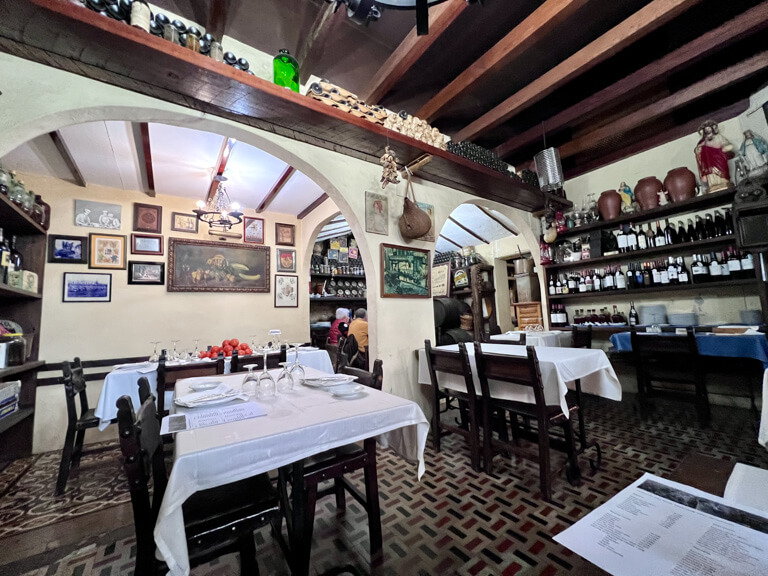 interior of Spanish restaurant on Gran Canaria, Canary Islands