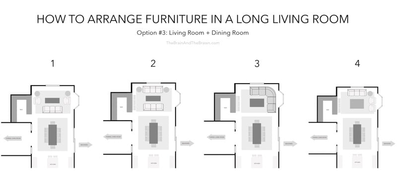 Long living room layout ideas