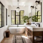 Bathroom-Lights-Over-Mirror-Lighting-Ideas-Black-White