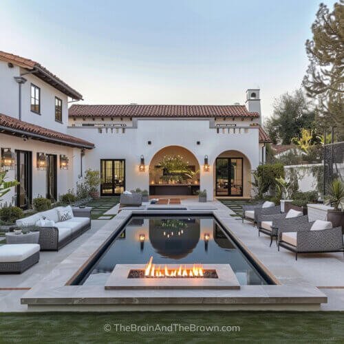 Sneak Peek: Modern Spanish-Style Client Backyard!
