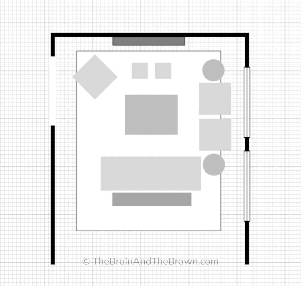 Read more about the article 3 Super-Simple Fixes: Awkward Living Room Layout With Fireplace!