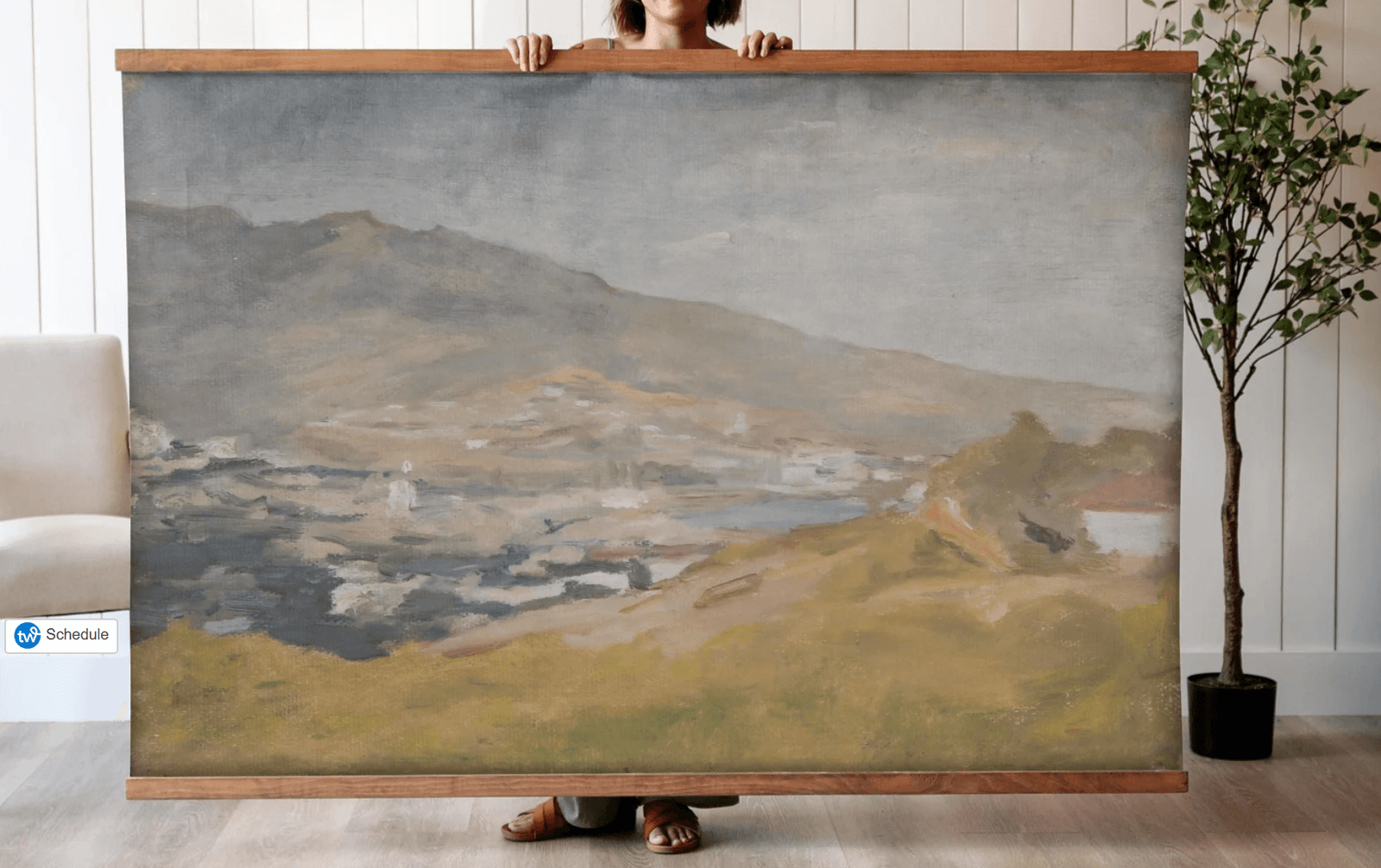 Extra large landscape painting tapestry